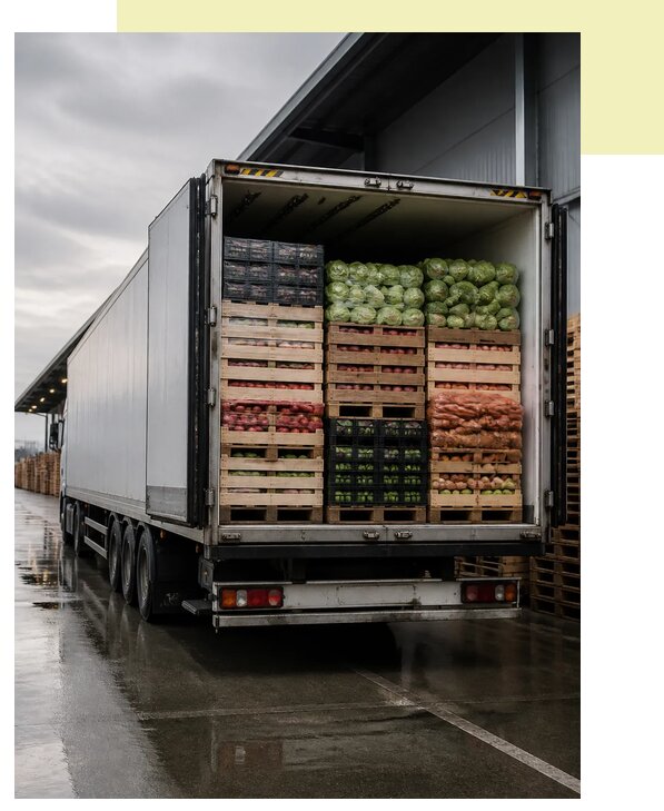 Перевозка плодоовощной продукции в Камень-на-Обь по цене от 5075 р. | Агросервис-Кно